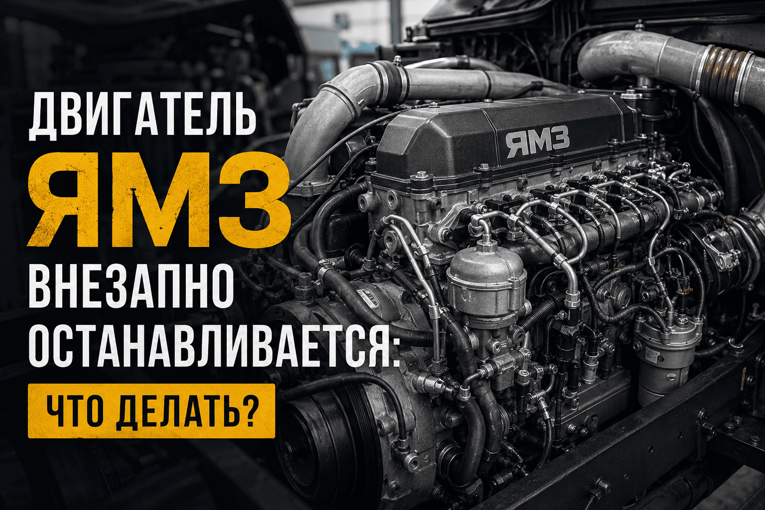 Двигатель ЯМЗ внезапно останавливается: что делать?