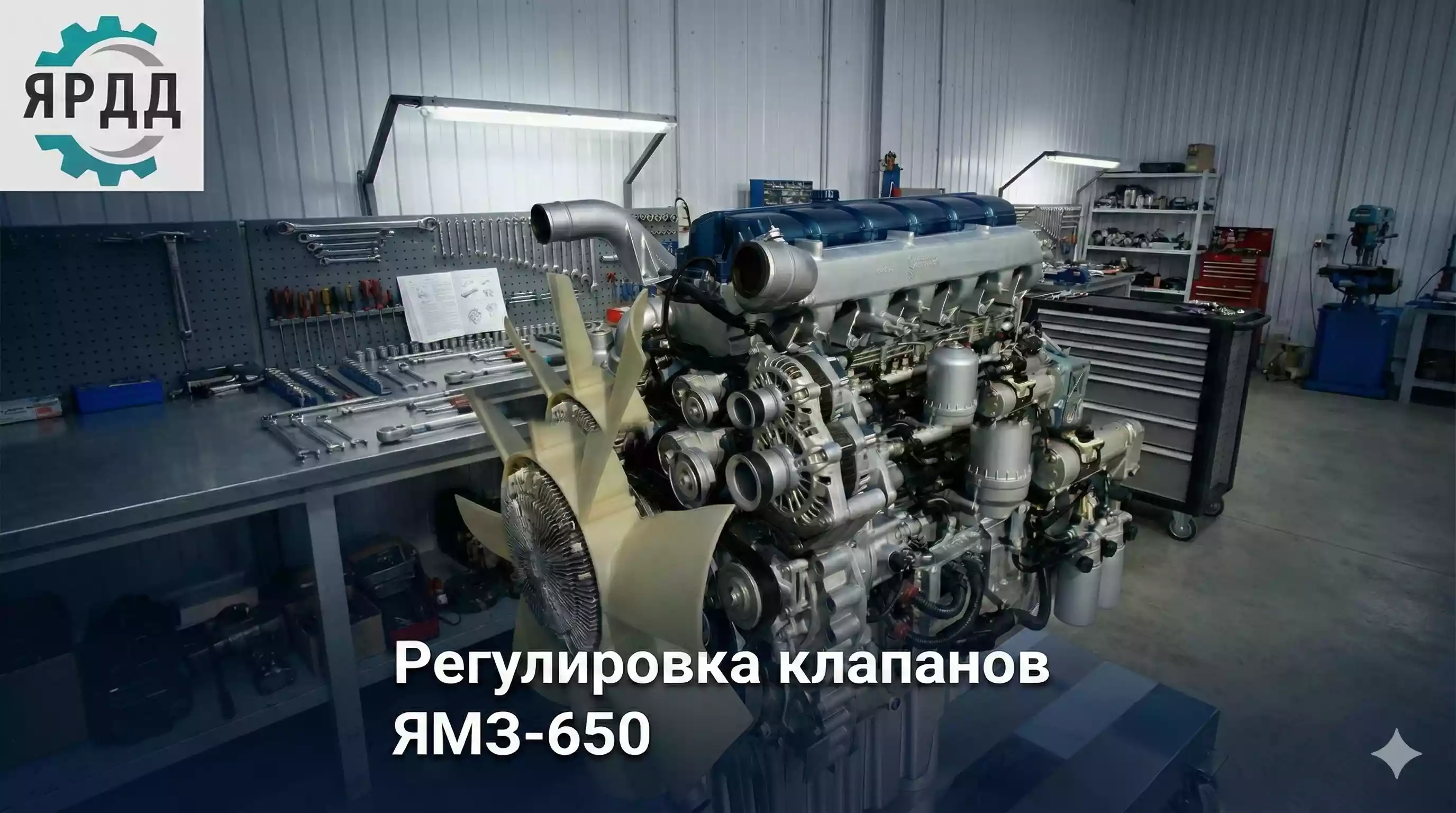 Регулировка теплового зазора в клапанном механизме двигателей ЯМЗ-650