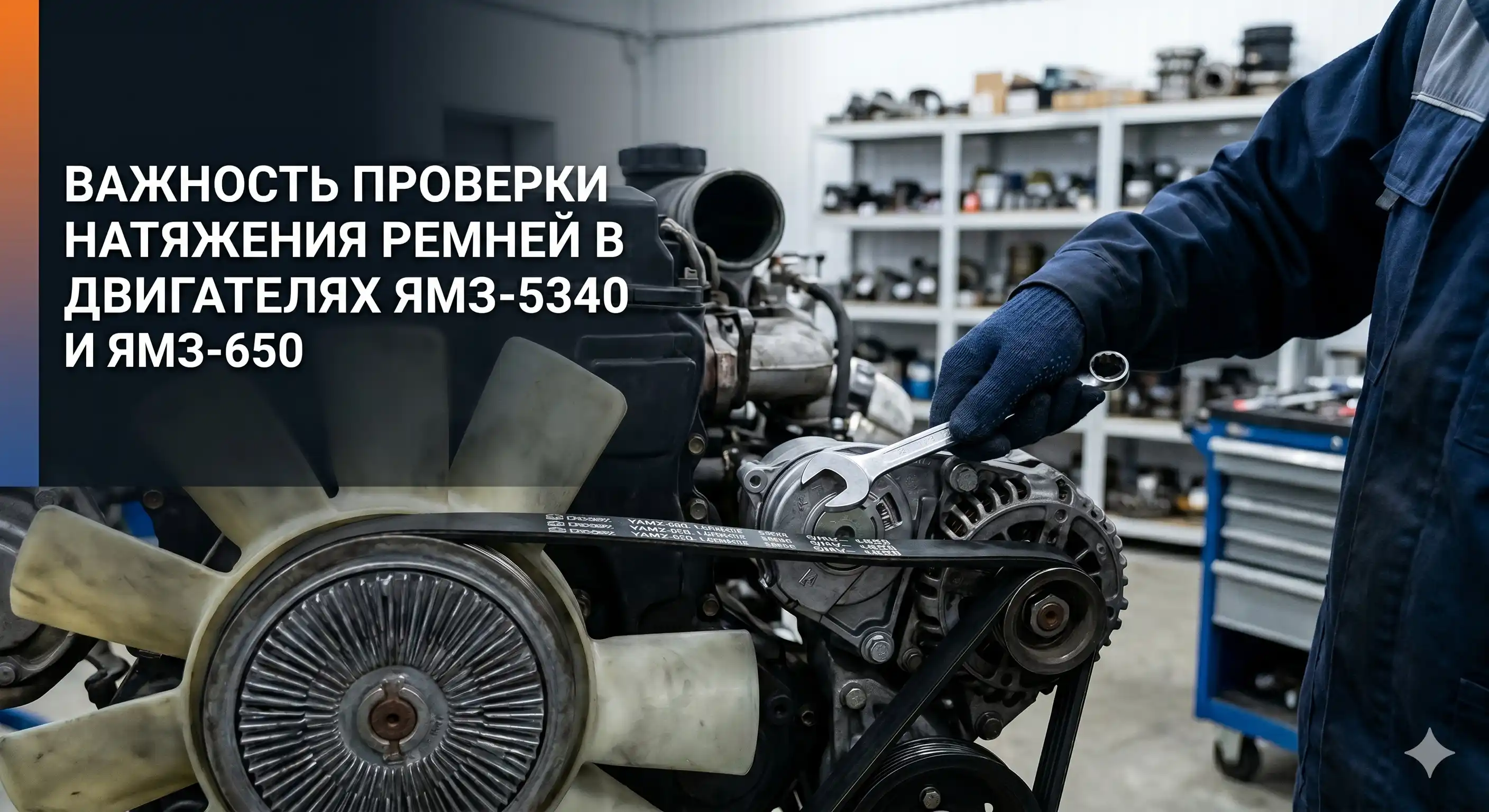 Важность проверки натяжения ремней в двигателях ЯМЗ-5340 и ЯМЗ-650
