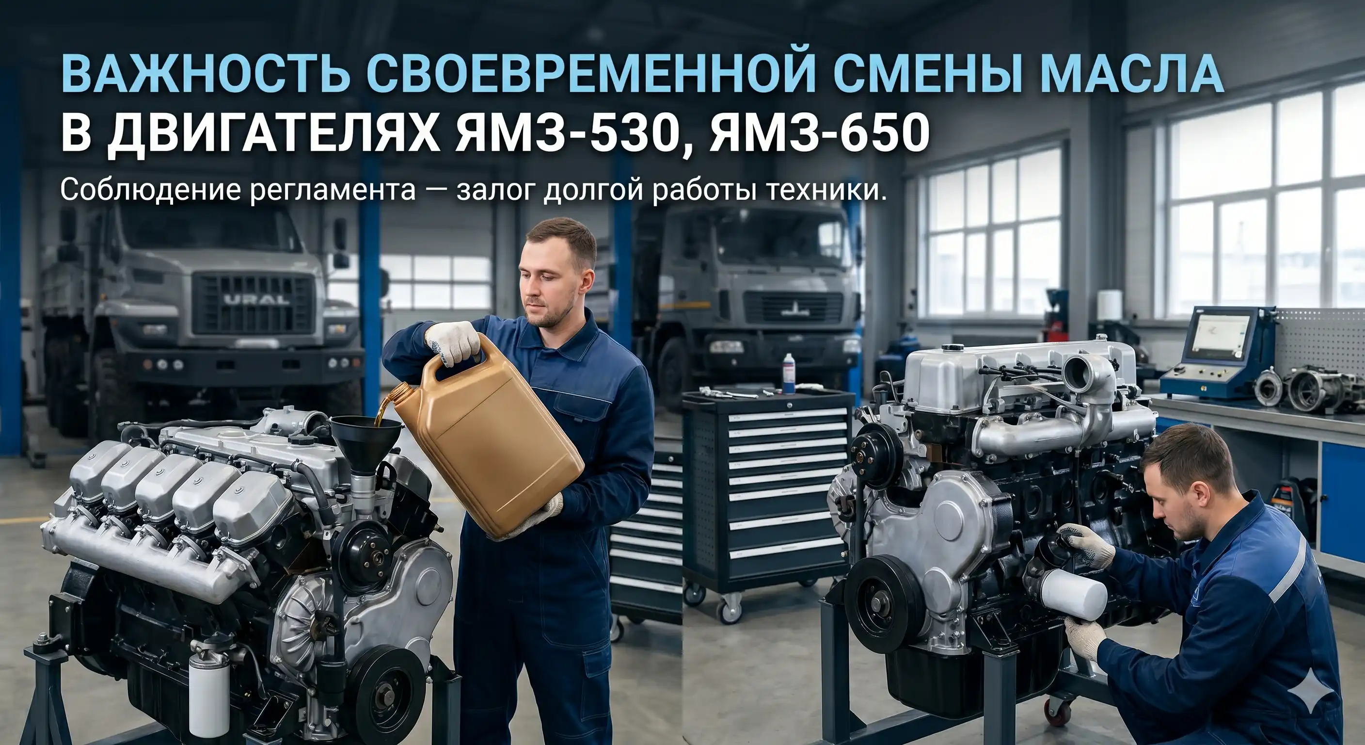 Важность своевременной смены масла в двигателях ЯМЗ-530, ЯМЗ-650