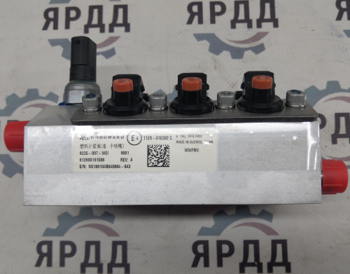 Блок газовых форсунок в сборе 6 шт Weichai WP5NG - Артикул 612600191588