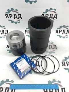 Гильза с поршнем ЯМЗ-236,238 (кор.гильза,поршень,упл/к,п/к) (блок 236-Е,238-Д) АВТОДИЗЕЛЬ - Артикул 236-1004005-Б2